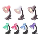 Luminária Abajur De Mesa Articulável 40w Com Clips Prendedor