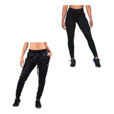 Pantalon Deportivo Mujer Lycra + Calza Lycra Ng - Combo Urb