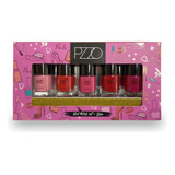 Set Nail Lacquer Pink & Red Petrizzio