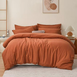 Duvet Cover Ruikasi Naranja Quemado King Size.