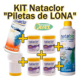 Nataclor Natabio Pileta Lona + 20 Pastilla + Boya+ Alguicida