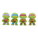 Set De Figuras Tmnt De Película Tortugas Ninja, 4 Piezas