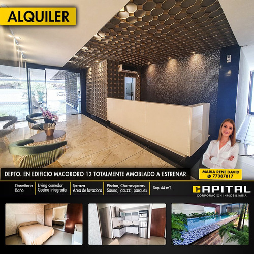 Departamento Amoblado A Estrenar - Edificio Macororo 12