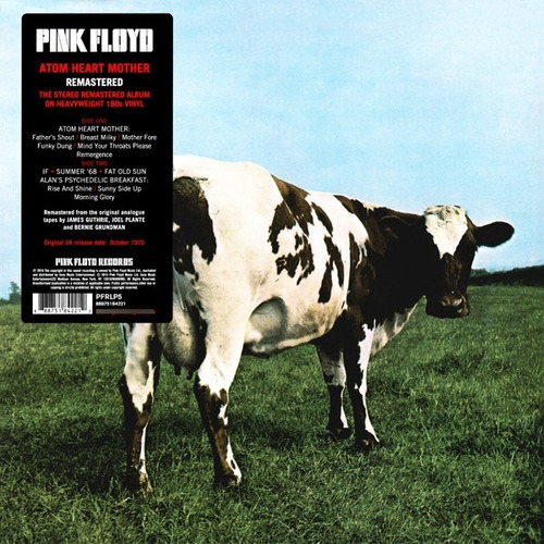 Pink Floyd Atom Heart Mother Remastered Lp Acetato Vinyl