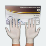 Caja Guantes Latex Descartables X 100 U Con Anmat