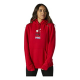 Fox Racing Jersey Polar Honda Estándar Para Mujer, Flame Red