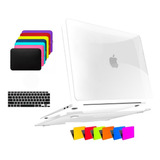 Kit Capa Case Macbook New Pro 16  A2485 + Bag + Pel Teclado