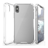 Funda Para iPhone X Xs Anti Golpes + Vidrio Templado Plano