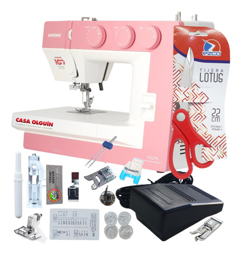 Janome 1522 Pg Multifuncion Edición Limitada Semi Industrial