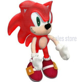 Sonic De Pelúcia Super Macia Vermelho 50cm  Frete Incluso