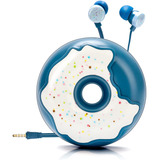 Anruk Cute Donut Earbuds Para Niños, Tamaño Infantil Con Cab