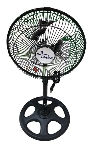 1 Ventilador Pedestal 10 Pulgadas Gira 360° 