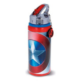 Botella Infantil Con Pico Rebatible Capitan America