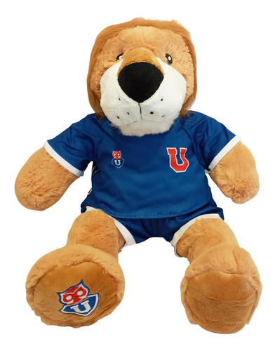 Peluche - Universidad De Chile - Leon - 26 Cm - Titanio Color Multicolor