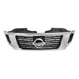 Parrilla Con Emblema Cromada Nissan Np-300 D-23 2016 2019