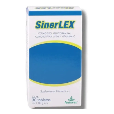 Sinerlex Naturex Colágeno Glucosamina Condroitina 30 Tabletas | MercadoLibre