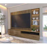 Estante Home Theater Ambiente Cancun Amêndoa - Colibri