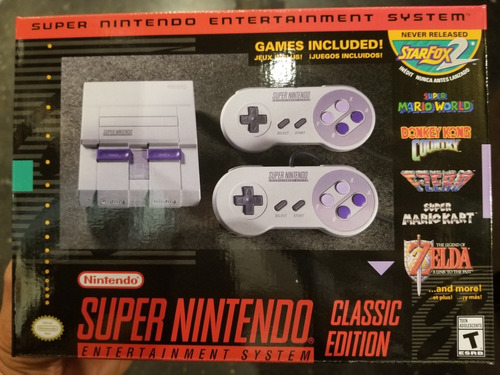 Super Nintendo Nes Mini Snes Classic Edition Envio Gratis