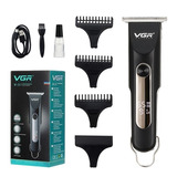 Maquina Corta Pelo Barba Vgr V-257 Recargable Display Led 