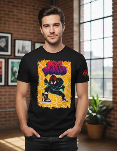 Playera Spiderverse 2 Cuello Redondo