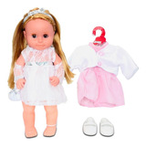 Muñeca Lovely Girl Con Set Ropa De Fiesta Cariñito 