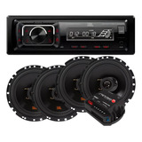 Kit Som Automotivo Jbl Mp3 Player Bluetooth Falante + Modulo