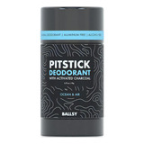 Ballsy Pitstick - Desodorante Natural De Carbn Activado, De