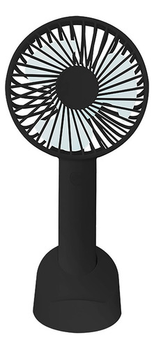 Mini Ventilador Portátil De Mano Recargable Con Basesoporte