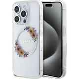 Funda Guess Original Flores Para iPhone Con Magsafe 