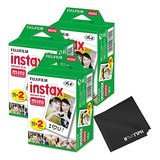 Fujifilm Instax Mini Camera Instant Película: 60 Sesiones To