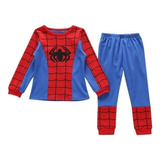 Cosplay De Niño Vengadores Pijama De Spiderman Para 2pcs