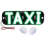 Letrero Led Verde Ysy Parpadeante En Forma De Taxi E