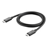 Cable Thunderbolt 4 /8k/40gbps/ Tipo C A Tipo C Color Negro