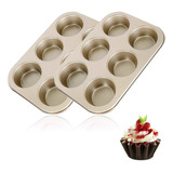 2 Moldes Para Hornear Pasteles Moldes Para Muffins De 6 Cave