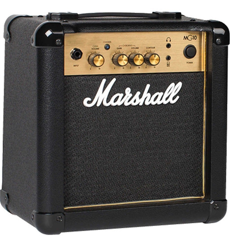 Amplificador De Guitarra Marshall Mg10 Gold Dorado Calidad