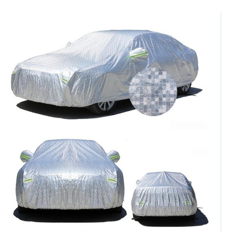 Carpa Cobertor Funda Cubre Auto Aluminio Peva + Algodon