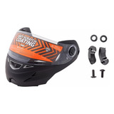 Repuesto Hawk Rs5 Vector Mentonera Negra Mate C/visor Fas