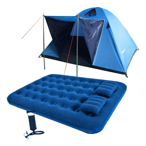 Carpa + Colchon Inflable 