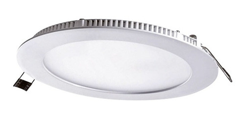 Pack 10 Focos Panel Led 15w Embutido Redondo Luz Calida