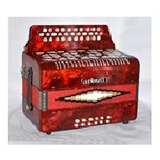 Acordeon Botones Sol Rojo 3012 Farinelli 3012r