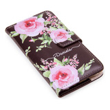 Capinha Carteira Couro Nome Rose Para Samsung Galaxy M