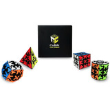 Rubik Colombia Gear Pack Qiyi 4 Cubos Engranajes Esfera