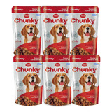 Chunky Delidog Carne 250g Pack6