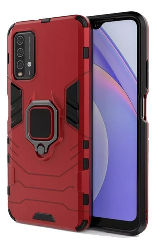 Estuche Para Xiaomi Redmi 9t Anillo Rojo