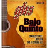 Ghs - Cuerdas De Acero Inoxidable Bajo Quinto (bsx-10)