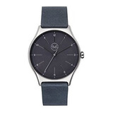 Reloj Unisex Extraplano En Plateado  Negro