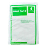 Pano De Chão Para Limpeza Member's Mark Mega Pano Microfibra Eletrostática Cor Branco Pack 4