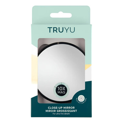 Espejo con Aumento 10x Truyu Redondo con Ventosas para Maquillaje Baño | MercadoLibre
