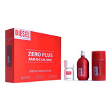 Diesel Zero Plus Masculine 75ml Set Para Hombre