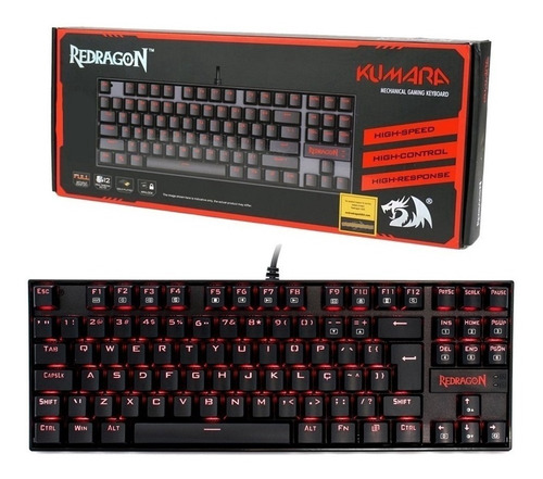 Teclado Mecanico Redragon Kumara Switch Abnt2 K552 Brown